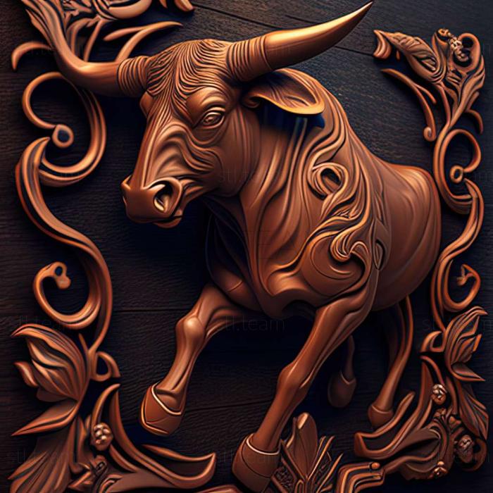 3D model bull (STL)